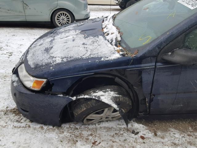 1G8AJ55F07Z134518 - 2007 SATURN ION LEVEL BLUE photo 9