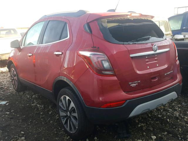 KL4CJBSB6JB675940 - 2018 BUICK ENCORE PRE RED photo 3