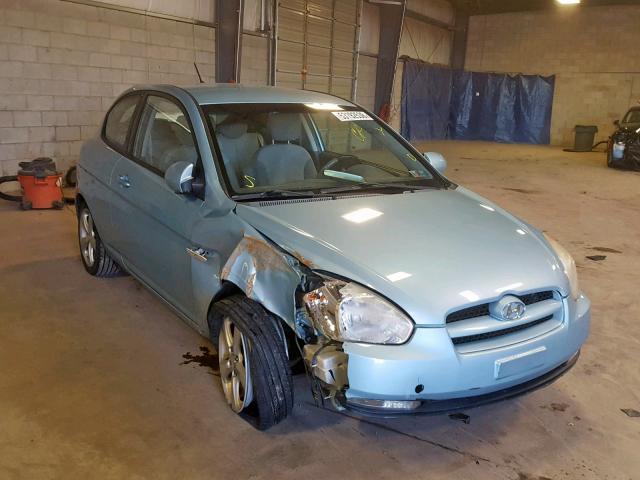 KMHCN36C38U070951 - 2008 HYUNDAI ACCENT SE BLUE photo 1