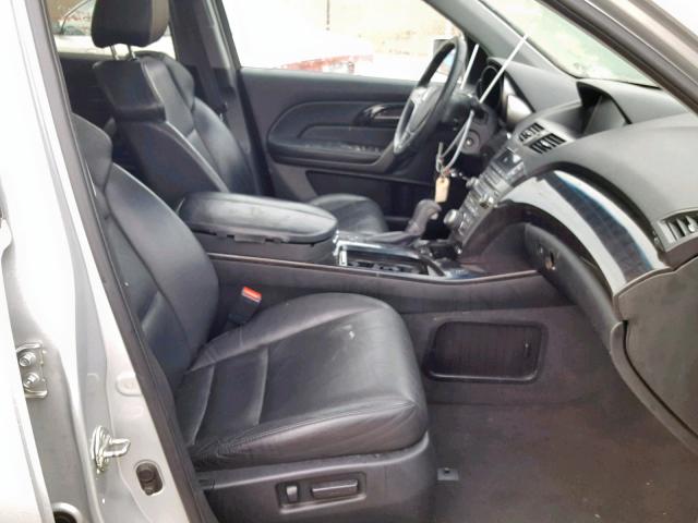 2HNYD28827H501405 - 2007 ACURA MDX SPORT SILVER photo 5