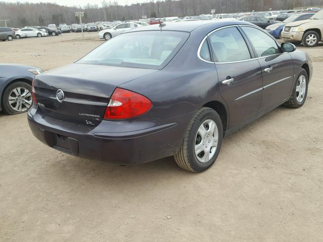 2G4WC582571230308 - 2007 BUICK LACROSSE C BLUE photo 4