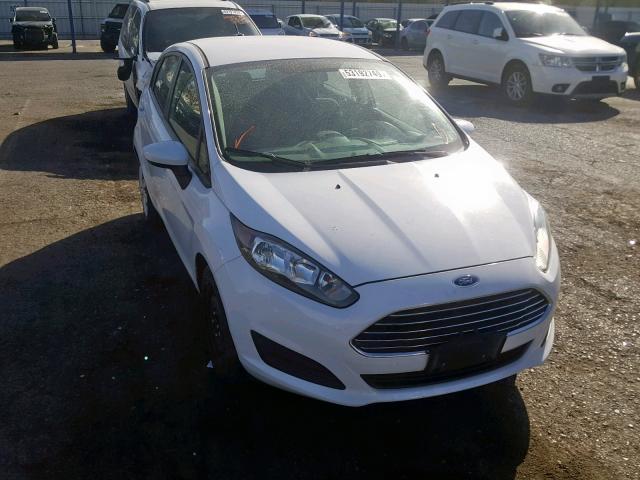 3FADP4TJ3EM160327 - 2014 FORD FIESTA S WHITE photo 1