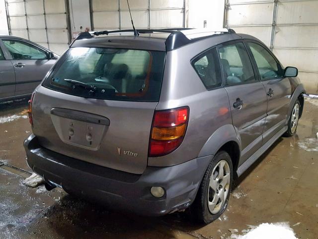 5Y2SL62884Z415638 - 2004 PONTIAC VIBE GRAY photo 4