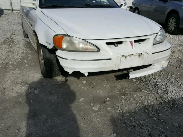 1G2NW12E6YM767069 - 2000 PONTIAC GRAND AM G WHITE photo 9