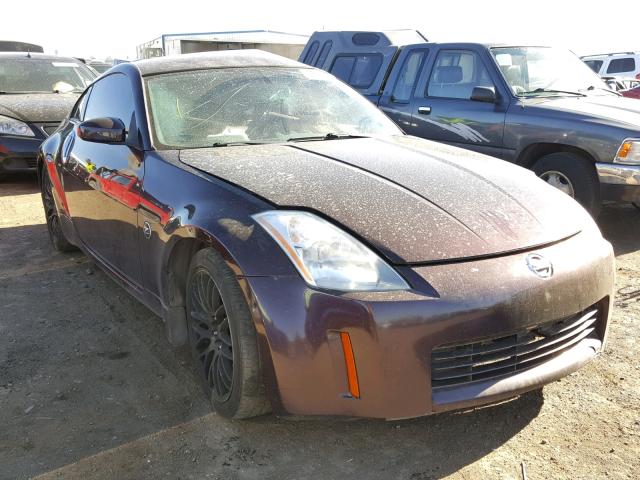 JN1AZ34D53T104210 - 2003 NISSAN 350Z COUPE PURPLE photo 1