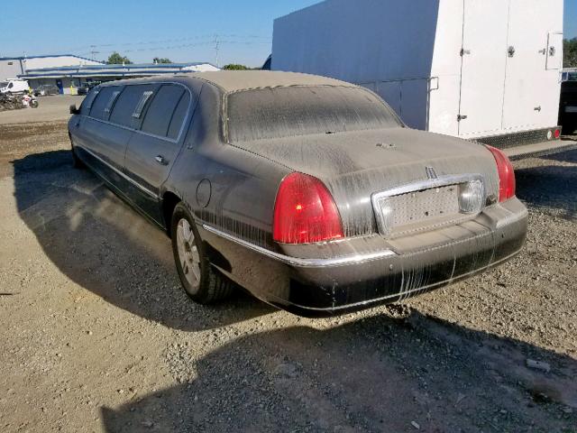 2L1FL8JW8BX765722 - 2011 LINCOLN TOWN CAR E BLACK photo 3