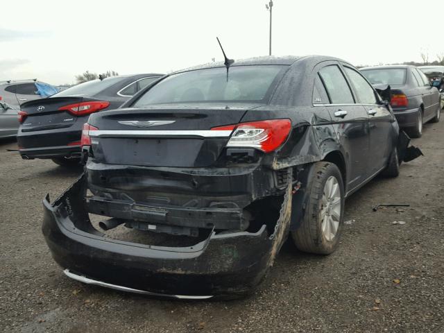 1C3CCBCG9EN192381 - 2014 CHRYSLER 200 LIMITE BLACK photo 4