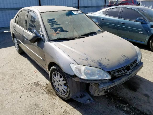 2HGES16564H623148 - 2004 HONDA CIVIC LX BLUE photo 1