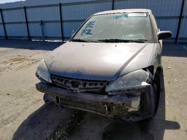 2HGES16564H623148 - 2004 HONDA CIVIC LX BLUE photo 9