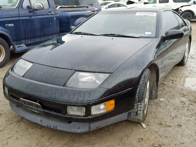 JN1RZ26A8LX001016 - 1990 NISSAN 300ZX 2+2 BLACK photo 2