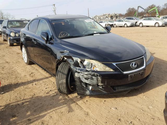 JTHCK262372010501 - 2007 LEXUS IS 250 BLACK photo 1