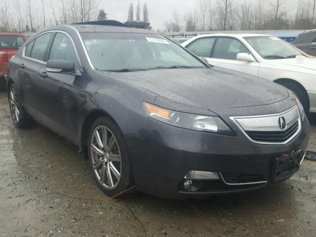 19UUA9F54CA006521 - 2012 ACURA TL GRAY photo 1