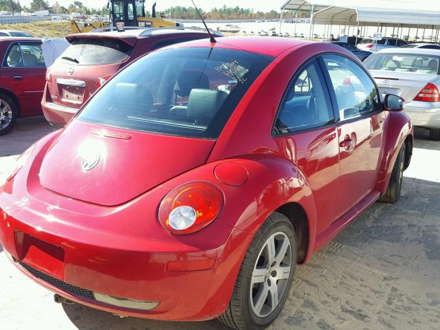 3VWRW31C56M405919 - 2006 VOLKSWAGEN NEW BEETLE RED photo 4