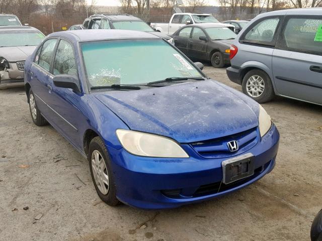 2HGES16305H534837 - 2005 HONDA CIVIC DX V BLUE photo 1