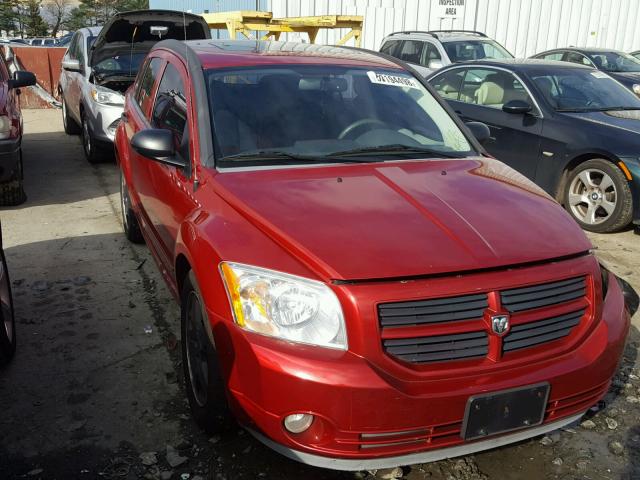 1B3HB48B77D209671 - 2007 DODGE CALIBER SX BURGUNDY photo 1