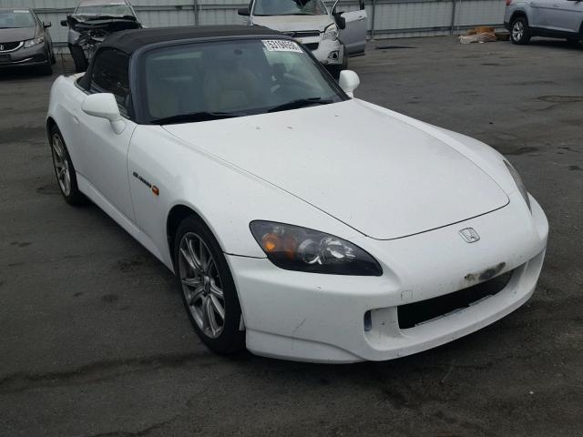 JHMAP21454T000771 - 2004 HONDA S2000 WHITE photo 1