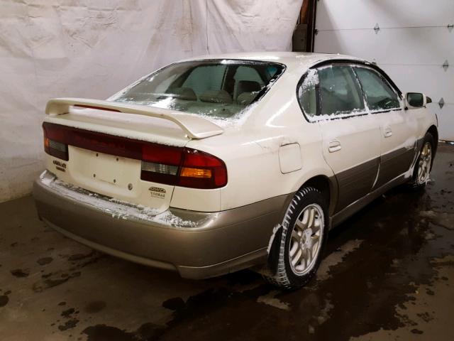 4S3BE686927214369 - 2002 SUBARU LEGACY OUT WHITE photo 4