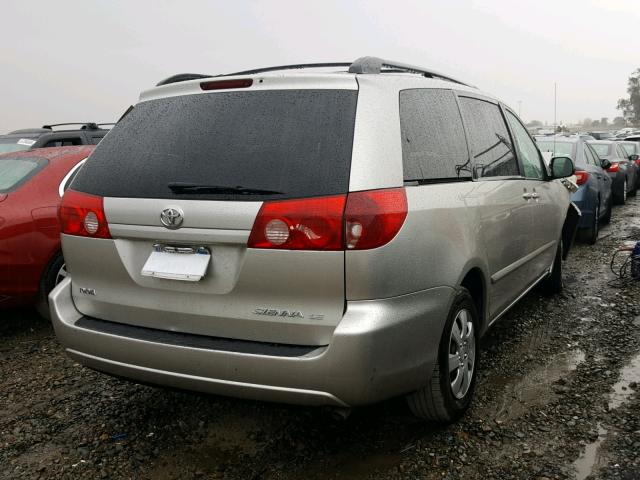 5TDZA23C36S432772 - 2006 TOYOTA SIENNA CE/ SILVER photo 4