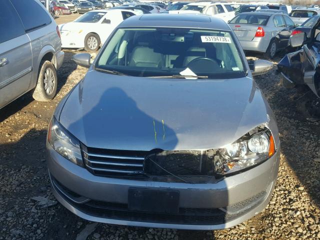 1VWBH7A36CC027870 - 2012 VOLKSWAGEN PASSAT SE SILVER photo 7