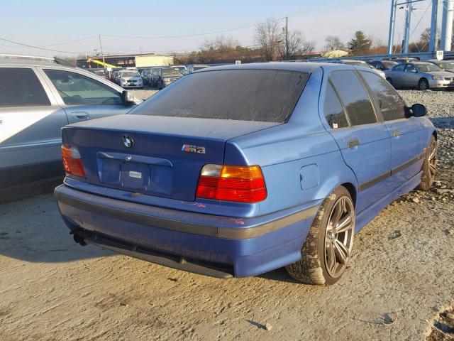 WBSCD0329VEE11059 - 1997 BMW M3 AUTOMAT BLUE photo 4