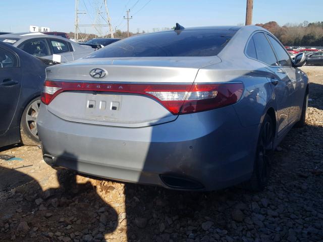 KMHFH4JG8DA322788 - 2013 HYUNDAI AZERA GLS SILVER photo 4