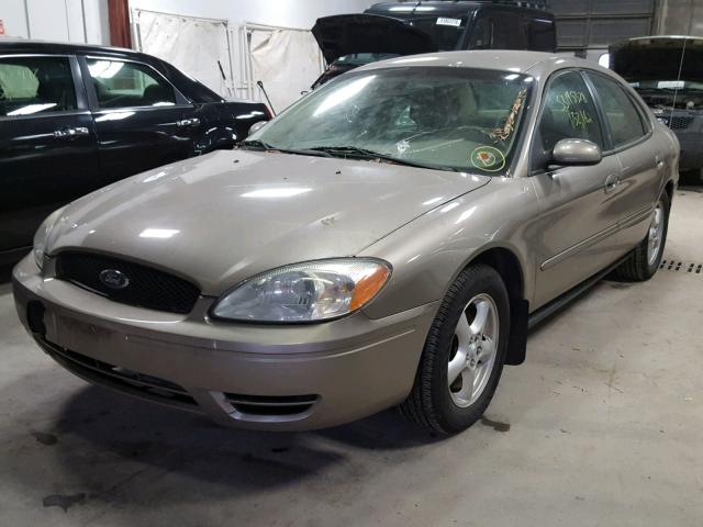 1FAFP56U05A155846 - 2005 FORD TAURUS SEL TAN photo 2