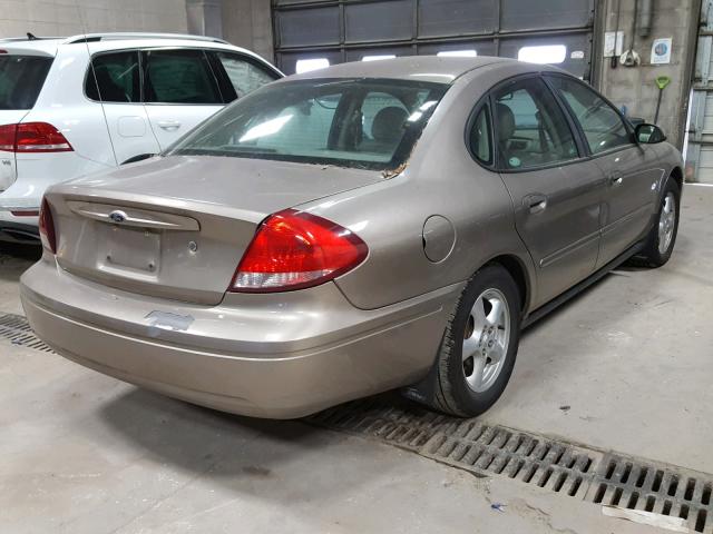 1FAFP56U05A155846 - 2005 FORD TAURUS SEL TAN photo 4