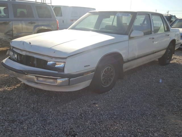 1G4HP54C9JH456738 - 1988 BUICK LESABRE CU WHITE photo 2