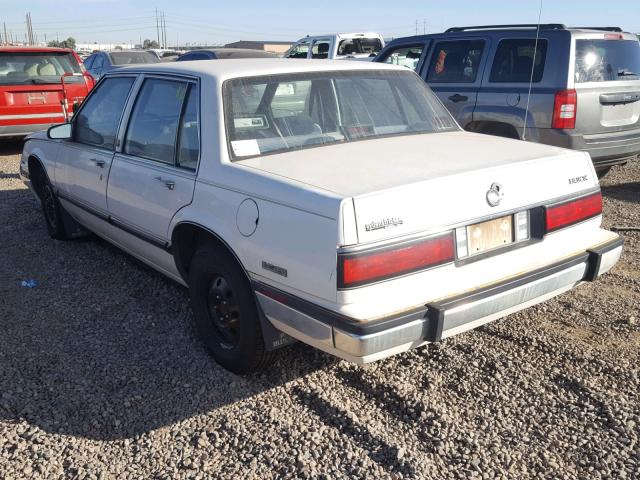 1G4HP54C9JH456738 - 1988 BUICK LESABRE CU WHITE photo 3