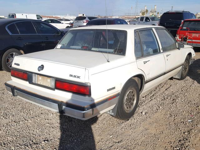 1G4HP54C9JH456738 - 1988 BUICK LESABRE CU WHITE photo 4