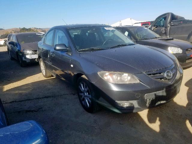 JM1BK324681109816 - 2008 MAZDA 3 S GRAY photo 1