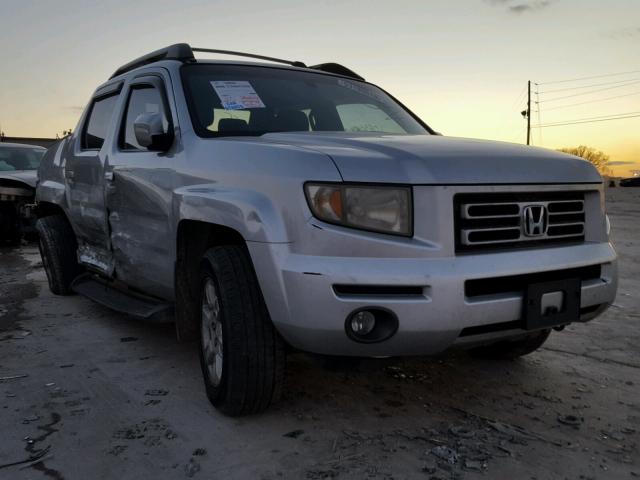 2HJYK16576H528639 - 2006 HONDA RIDGELINE SILVER photo 1