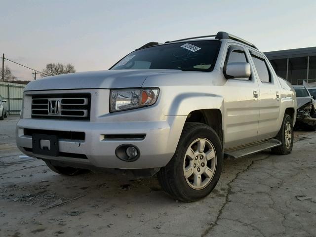 2HJYK16576H528639 - 2006 HONDA RIDGELINE SILVER photo 2