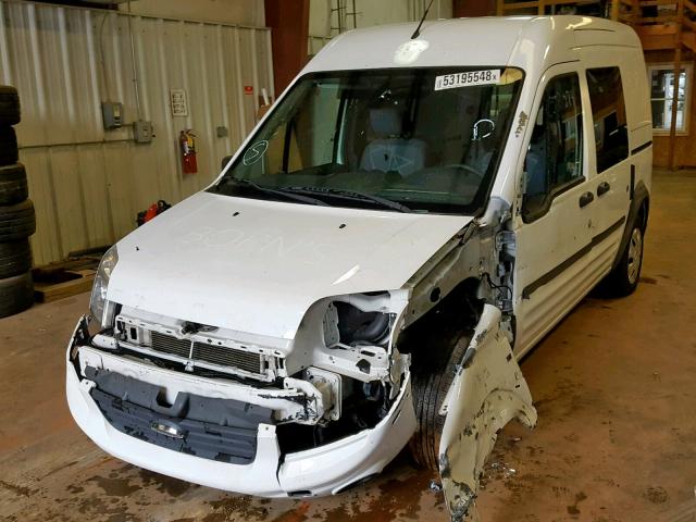 NM0LS6BN8DT167372 - 2013 FORD TRANSIT CO WHITE photo 2