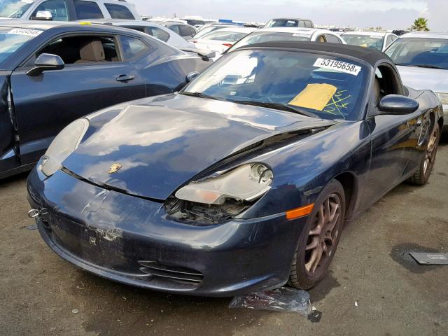 WP0CA29874U621359 - 2004 PORSCHE BOXSTER GRAY photo 2