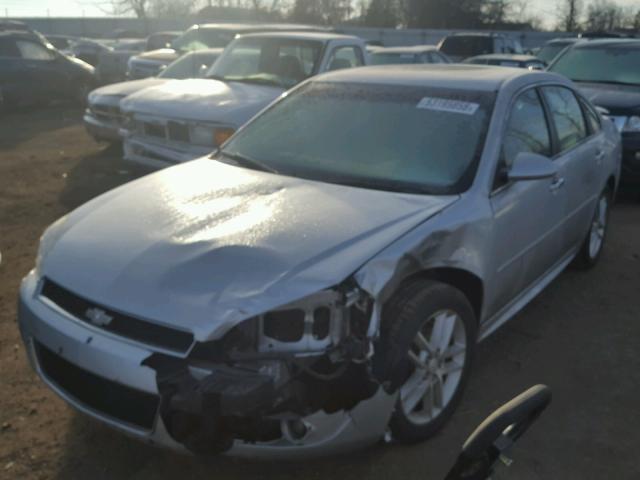 2G1WC5E34D1145286 - 2013 CHEVROLET IMPALA LTZ SILVER photo 2