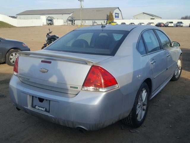 2G1WC5E34D1145286 - 2013 CHEVROLET IMPALA LTZ SILVER photo 4