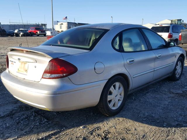 1FAFP56S65A302248 - 2005 FORD TAURUS SEL SILVER photo 4