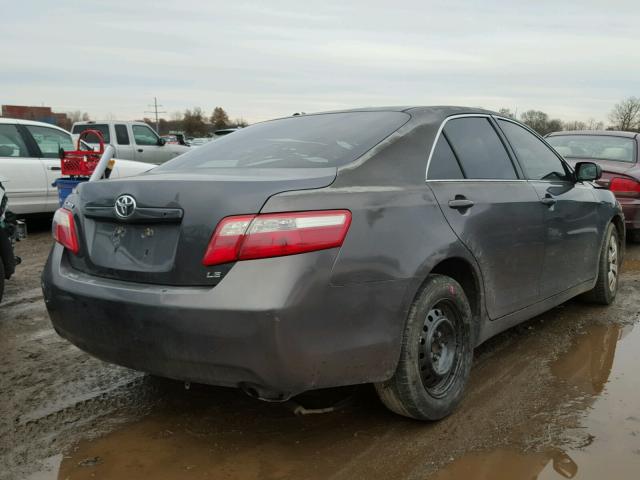 4T1BE46K29U884938 - 2009 TOYOTA CAMRY BASE GRAY photo 4