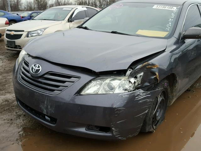 4T1BE46K29U884938 - 2009 TOYOTA CAMRY BASE GRAY photo 9