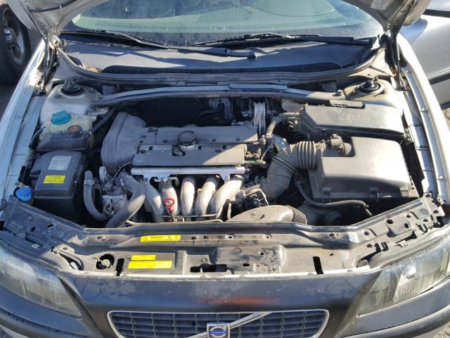 YV1RS61R222166913 - 2002 VOLVO S60 SILVER photo 7