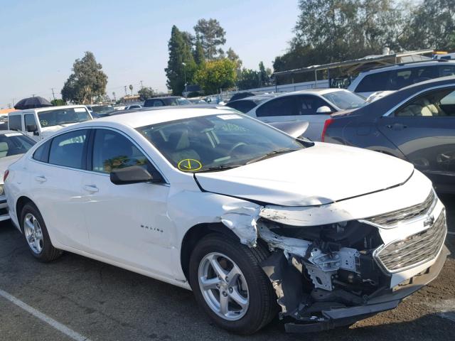 1G1ZB5ST8JF112106 - 2018 CHEVROLET MALIBU LS 白色 照片 1