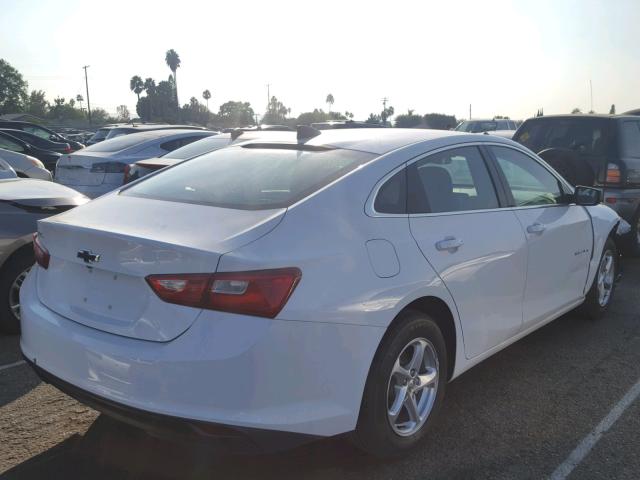 1G1ZB5ST8JF112106 - 2018 CHEVROLET MALIBU LS 白色 照片 4