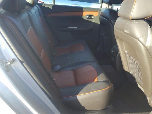 1G1ZG5E76CF132745 - 2012 CHEVROLET MALIBU LTZ ნაცრისფერი ფოტო 6