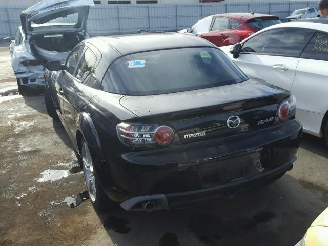 JM1FE173740137511 - 2004 MAZDA RX8 BLACK photo 3