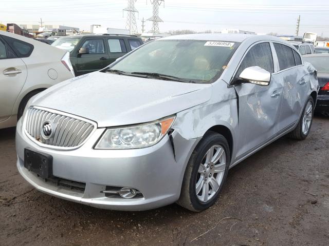 1G4GC5EG1AF203997 - 2010 BUICK LACROSSE C SILVER photo 2