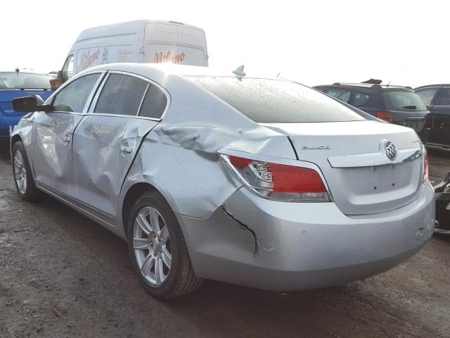 1G4GC5EG1AF203997 - 2010 BUICK LACROSSE C SILVER photo 3