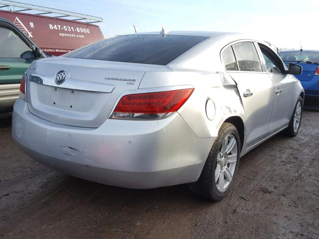 1G4GC5EG1AF203997 - 2010 BUICK LACROSSE C SILVER photo 4