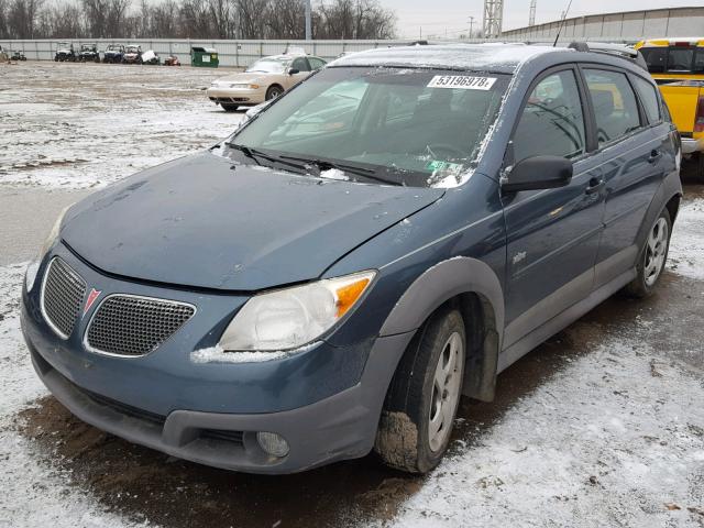 5Y2SL65838Z407688 - 2008 PONTIAC VIBE BLUE photo 2