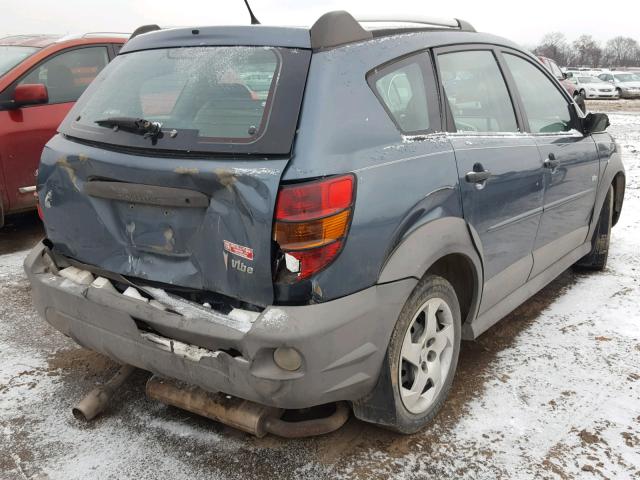 5Y2SL65838Z407688 - 2008 PONTIAC VIBE BLUE photo 4